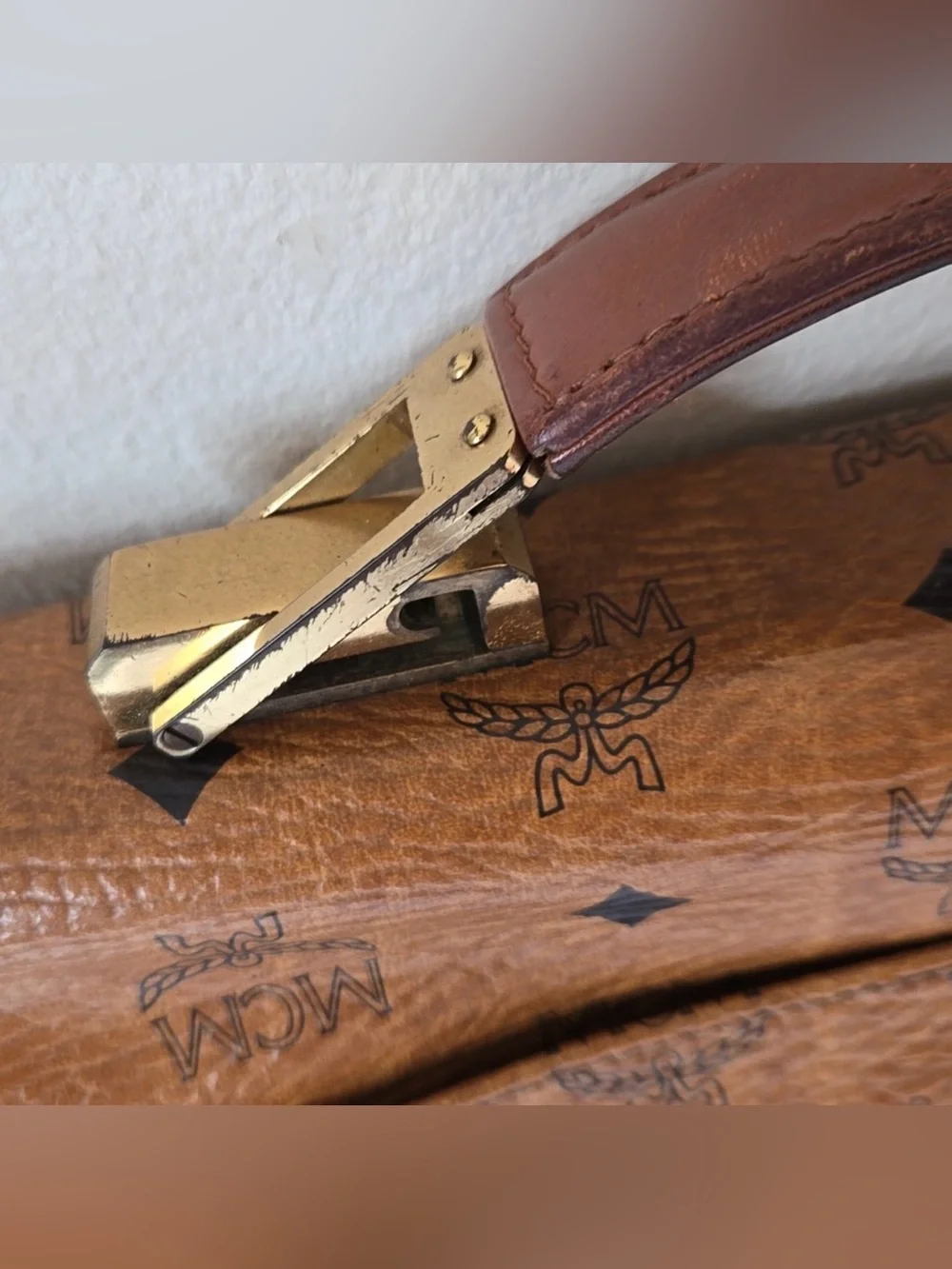 RARE!!!MCM Vintage Visetos Briefcase- Unisex